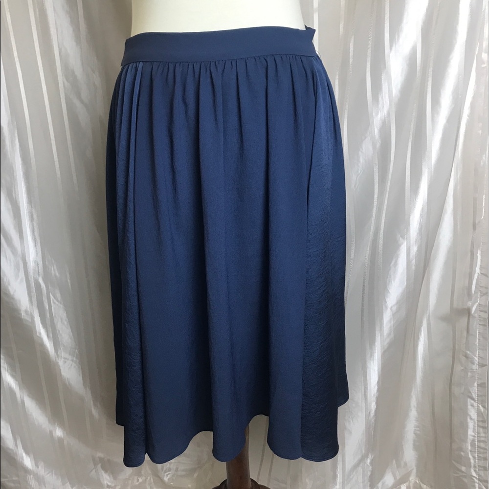 Sale🔥Zara High Rise Flared Navy Blue Skirt NWOT!